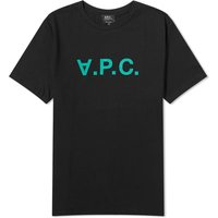 T-shirt A.P.C. VPC Logo T-Shirt Svart | COBQX-H26943-TZH, 1