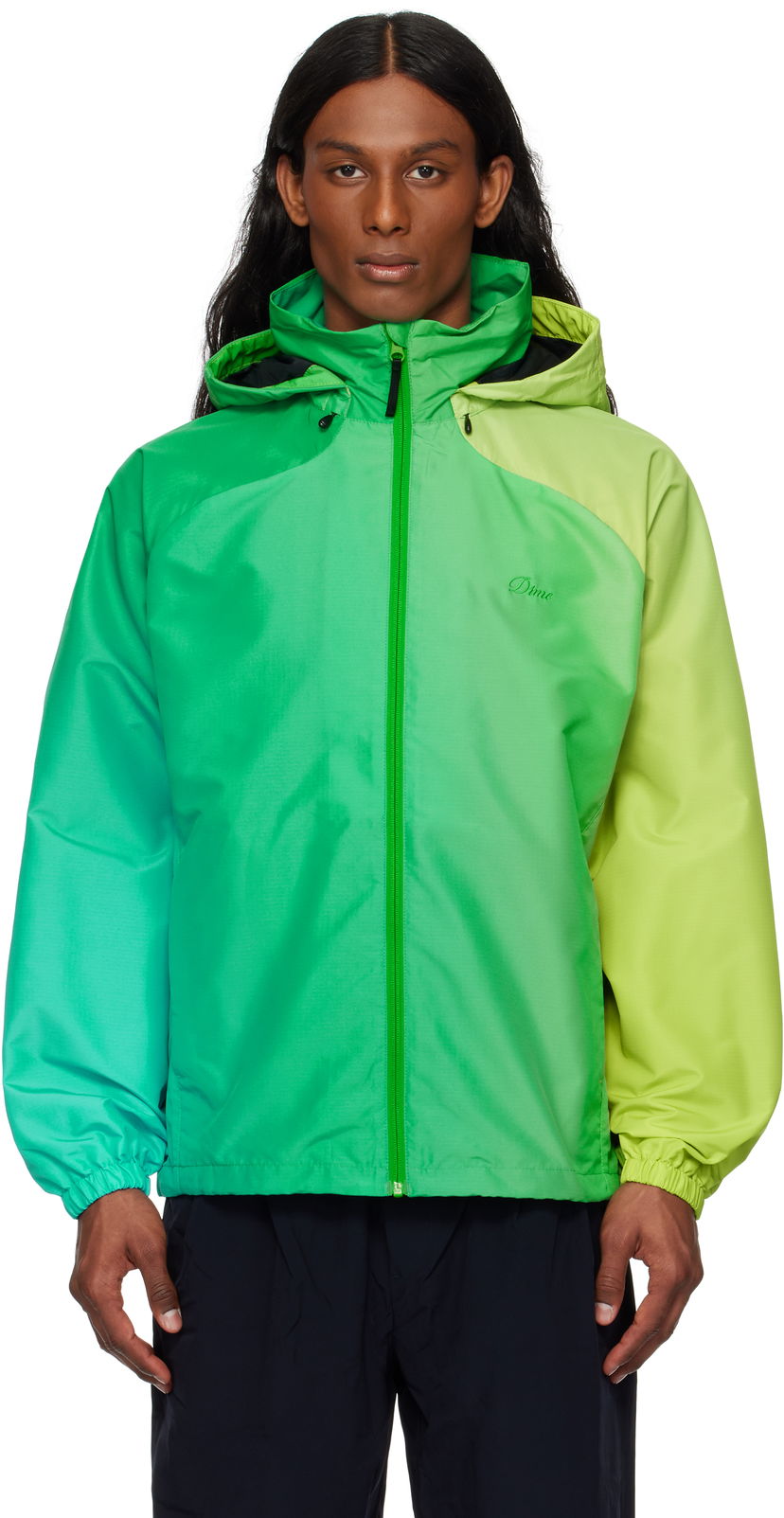 Vindjacka Dime Dime Gradient Windbreaker Jacket Grön | DIME2SP251GRN