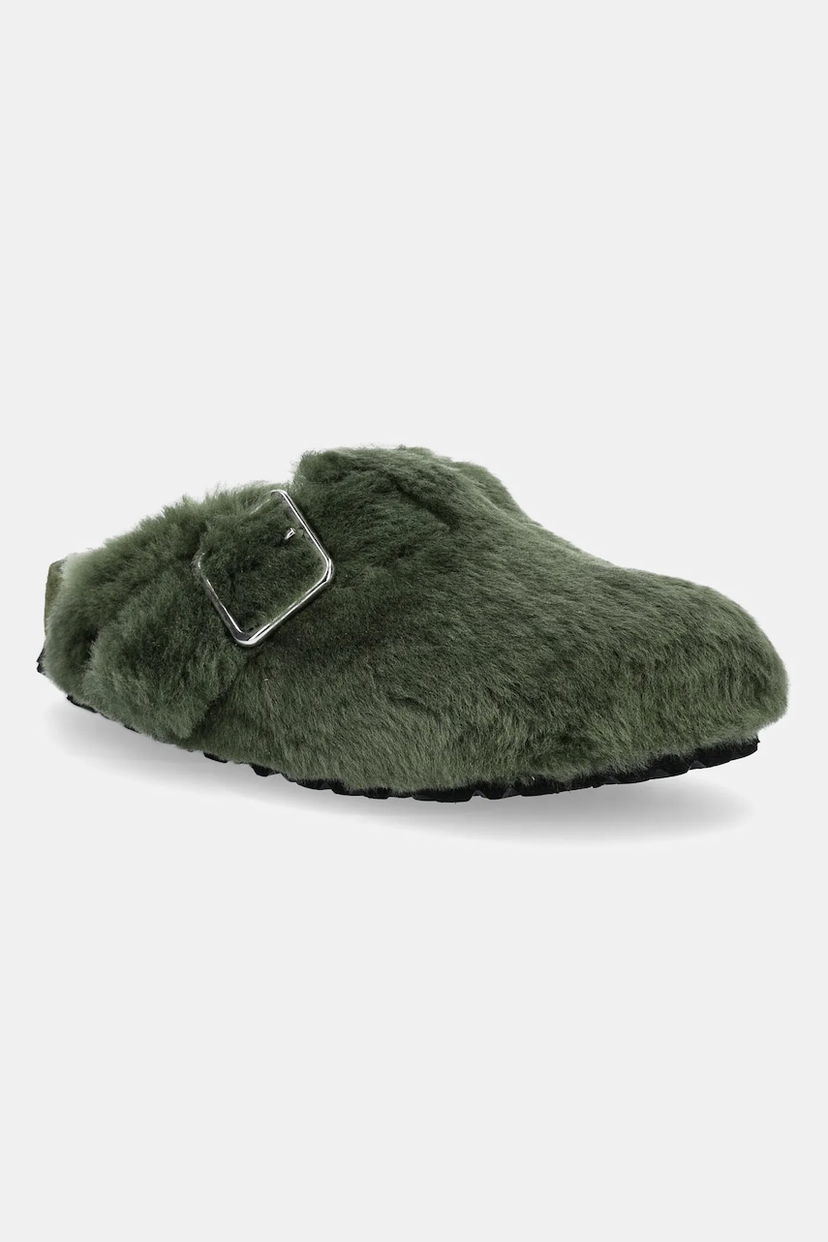 Sneakers och skor Birkenstock Birkenstock 1774 Boston BB Shearling Slippers Grön | 1029943