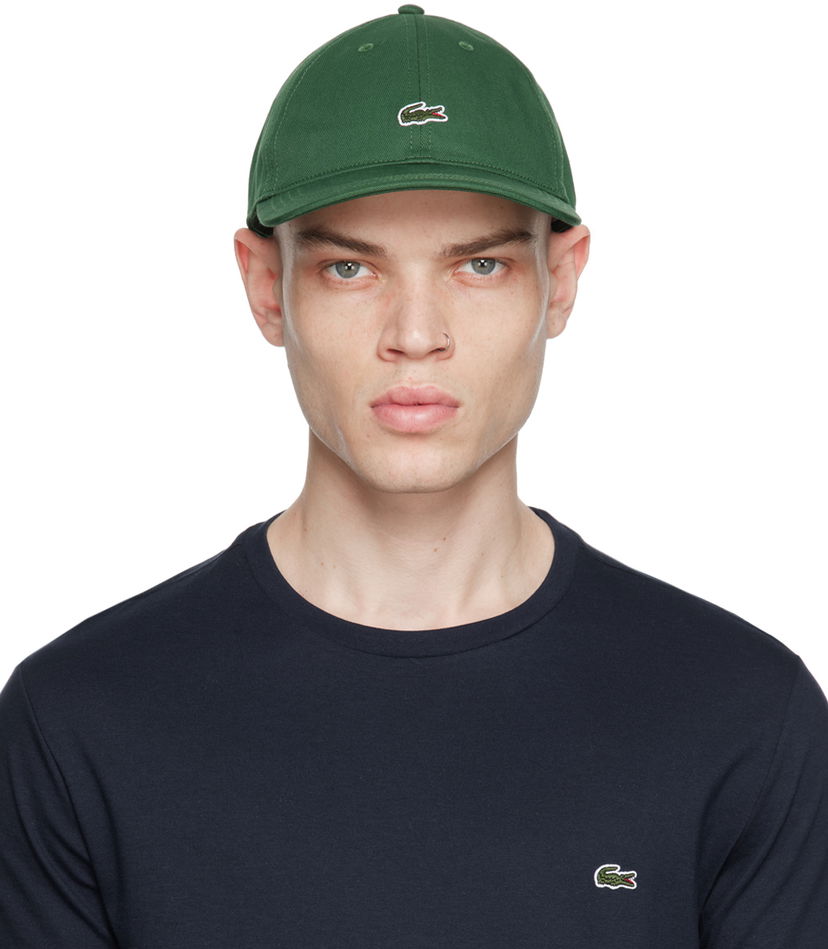 Keps Lacoste Organic Cotton Twill Cap Grön | RK0491_132