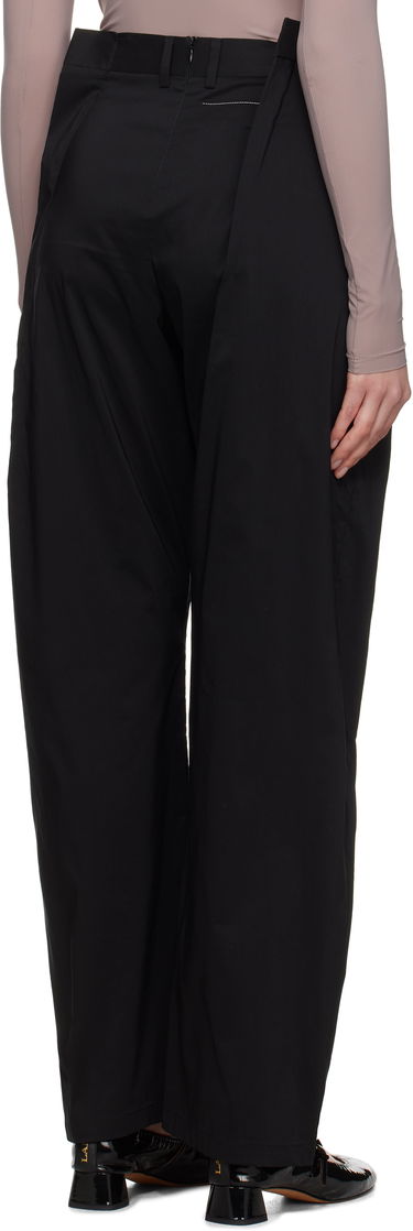 Byxor Maison Margiela MM6 Maison Margiela Shirting Darting Trousers Svart | S52KA0530 M35043, 2