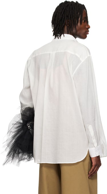 Skjorta Simone Rocha Simone Rocha Carnation Print Easy Shirt Vit | 5185P31A 1210, 2