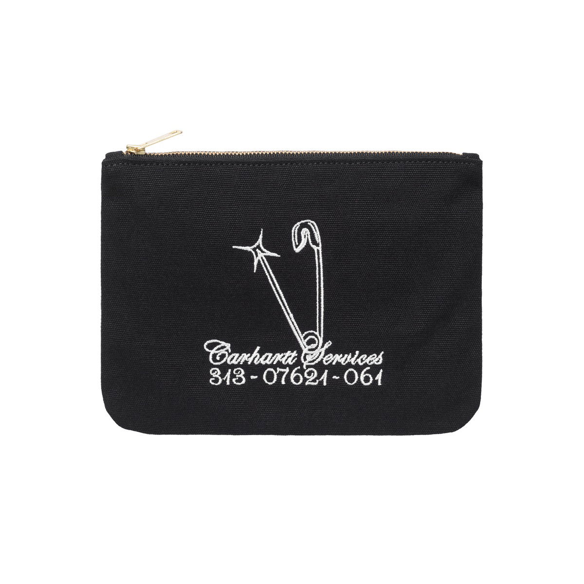 Plånbok Carhartt WIP Canvas Graphic Zip Wallet Svart | I033096_25V_XX, 1