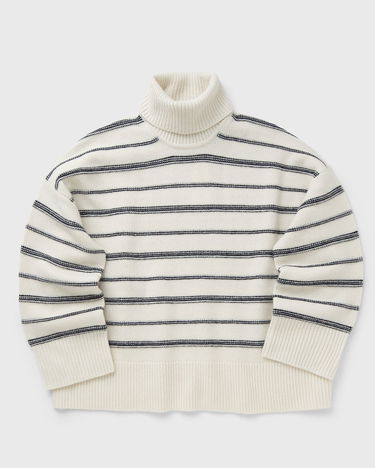 Sweater Samsoe Samsoe Striped Turtleneck Sweater Vit | F25300177-CLR002299, 0