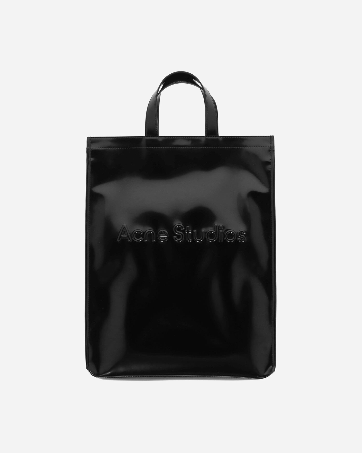 Tygpåse Acne Studios Logo Tote Bag Svart | C10162- 900, 0