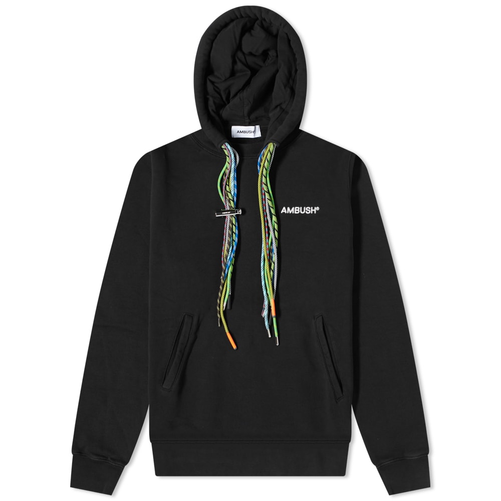 Sweatshirt Ambush Multicord Popover Hoodie Svart | BMBB021F22FLE0011084, 0