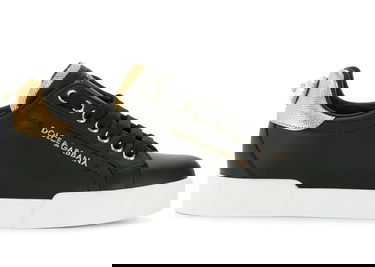 Sneakers och skor Dolce & Gabbana Portofino Black Gold Pearl W Svart | CK1602AN2988E831, 0