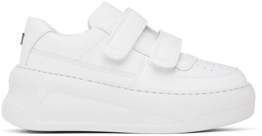 Sneakers och skor Acne Studios Velcro Strap Platform Sneakers Vit | CD0001-, 0