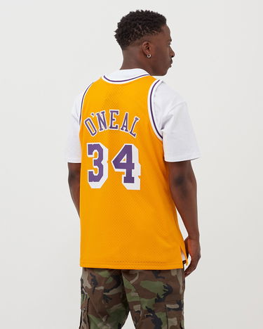 Jersey Mitchell & Ness LA Lakers Shaquille O´neil NBA Swingman Jersey Gul | SMJYGS18177-LALLTGD96SON, 4