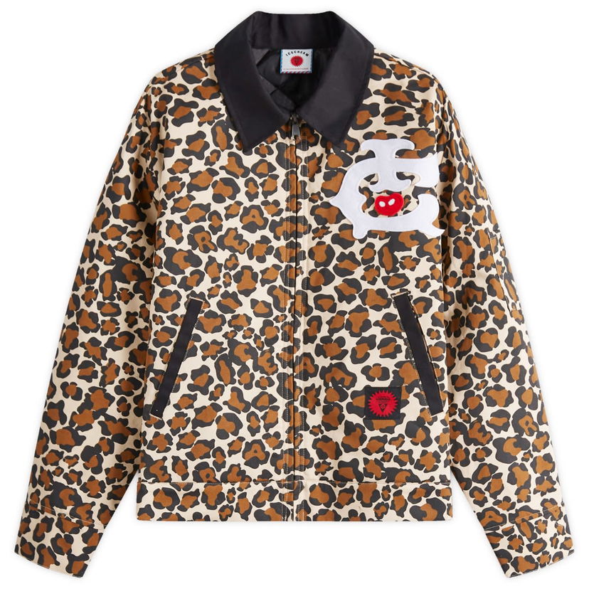 Bomberjacka BBC IceCream ICECREAM Work Jacket Leopard Print Brun | IC25174-LPR