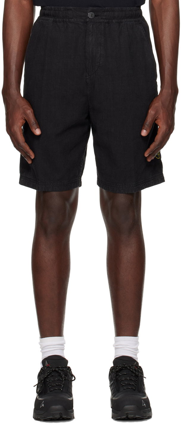 Shorts Stone Island Comfort Shorts Svart | 8015L0530