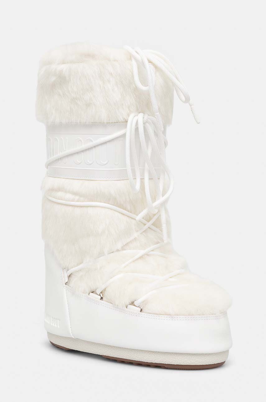 Sneakers och skor Moon Boot ICON FAUX FUR Boots Vit | 80D1408900.A002, 0