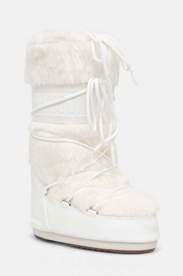 Sneakers och skor Moon Boot ICON FAUX FUR Boots Vit | 80D1408900.A002, 0