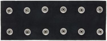 Halsband Rick Owens DRKSHDW Concordians Strobe Snap-Button Neck Band Choker Metallisk | DA02E7475 BW, 0
