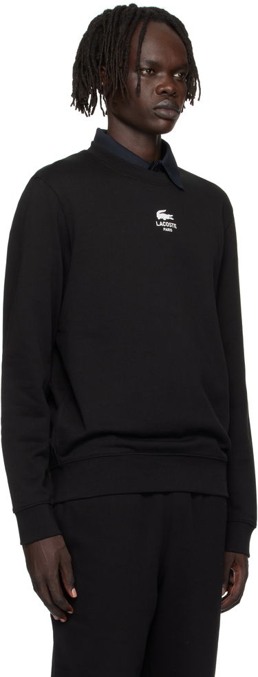 Sweatshirt Lacoste Lacoste Fleece Sweatshirt Svart | SH2736_031, 1