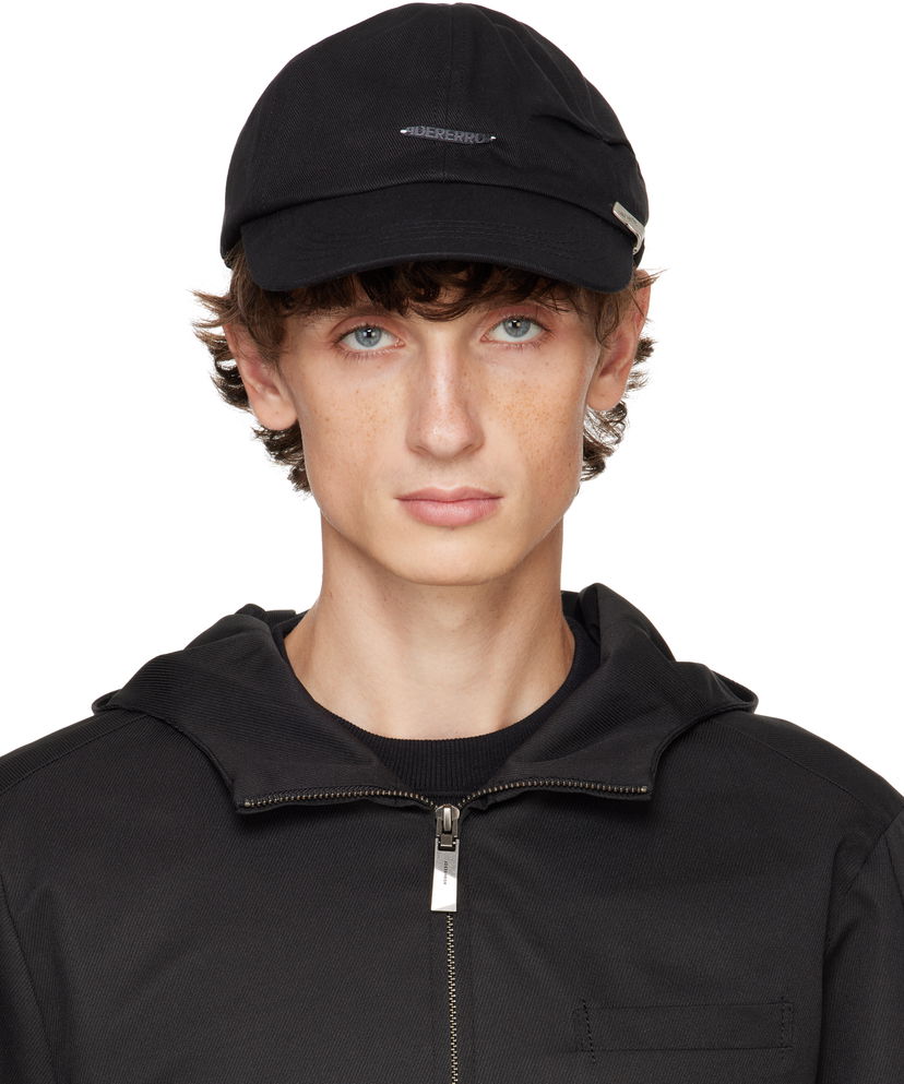 Keps ADER ERROR Black Tetraight 107 Baseball Cap Svart | BN01FWHW0213BK