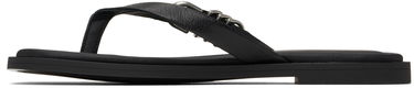 Skovård rag & bone Rag & Bone Gia Leather Thong Sandals Svart | WFF25SF1003LE03, 2