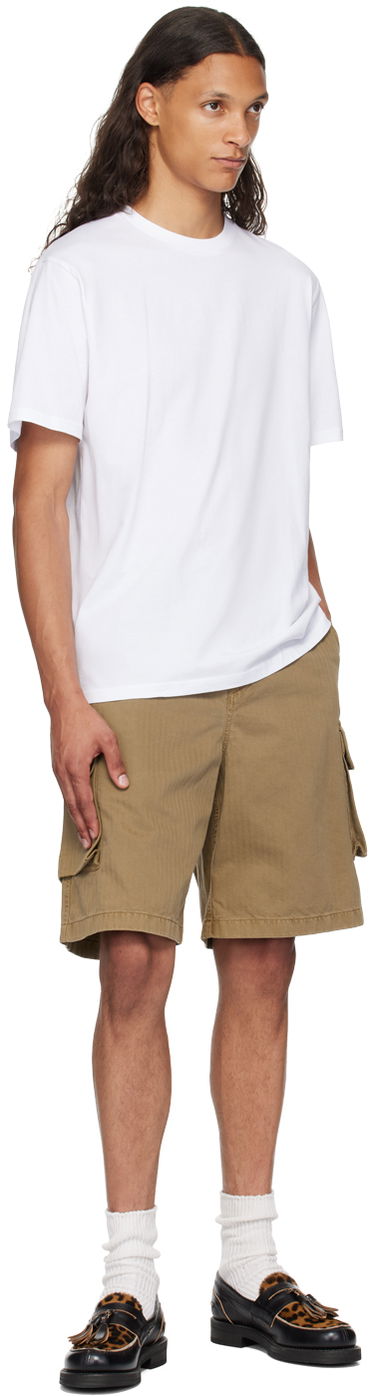 T-shirt Carhartt WIP Crew Neck Standard Fit T-Shirt Vit | I029370, 3