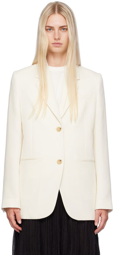 Jacka TOTEME Tailored Blazer Vit | 243-WRZ869-FB0065, 0