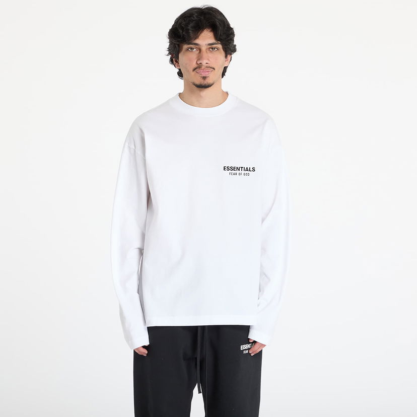 T-shirt Fear of God Fear of God Essentials Classic Fit Long Sleeve Tee Vit | 125AS254202F-120