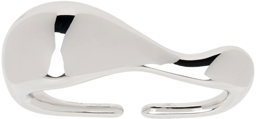 Ringa Courrèges Courrèges 3-Finger Drop Ring Metallisk | 224ABG021LA0001