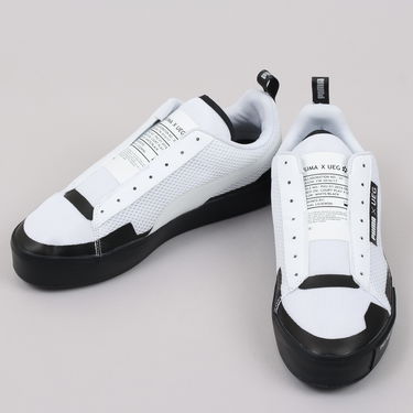 Sneakers och skor Puma Court Play SlipOn x UEG white - black Vit | 361637 02, 2