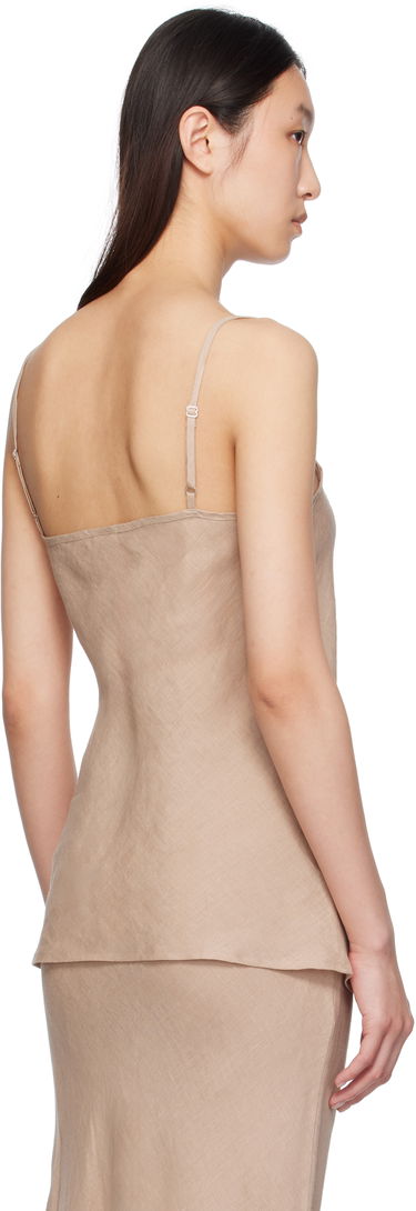 Linne Baserange Baserange Dydine Linen Camisole Beige | TODY-LI-SU25, 2
