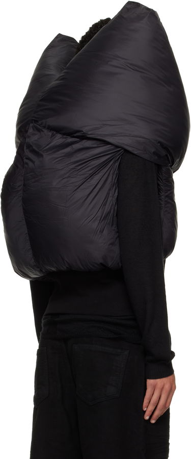 Väst Rick Owens Concordians Anubis Padded High-Collar Vest Svart | DU02E7790 NP, 2