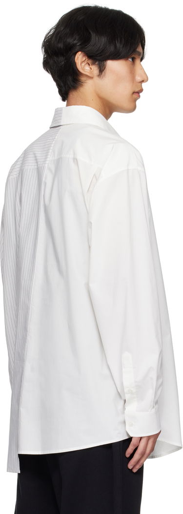 Skjorta Maison Margiela MM6 Maison Margiela Long Sleeve Shirt with Number Print Vit | SH0DT0025 MTN085, 2