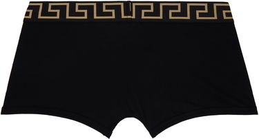 Boxare Versace Versace Two-Pack Greca Border Boxer Briefs Svart | AU10181_1A10011, 2