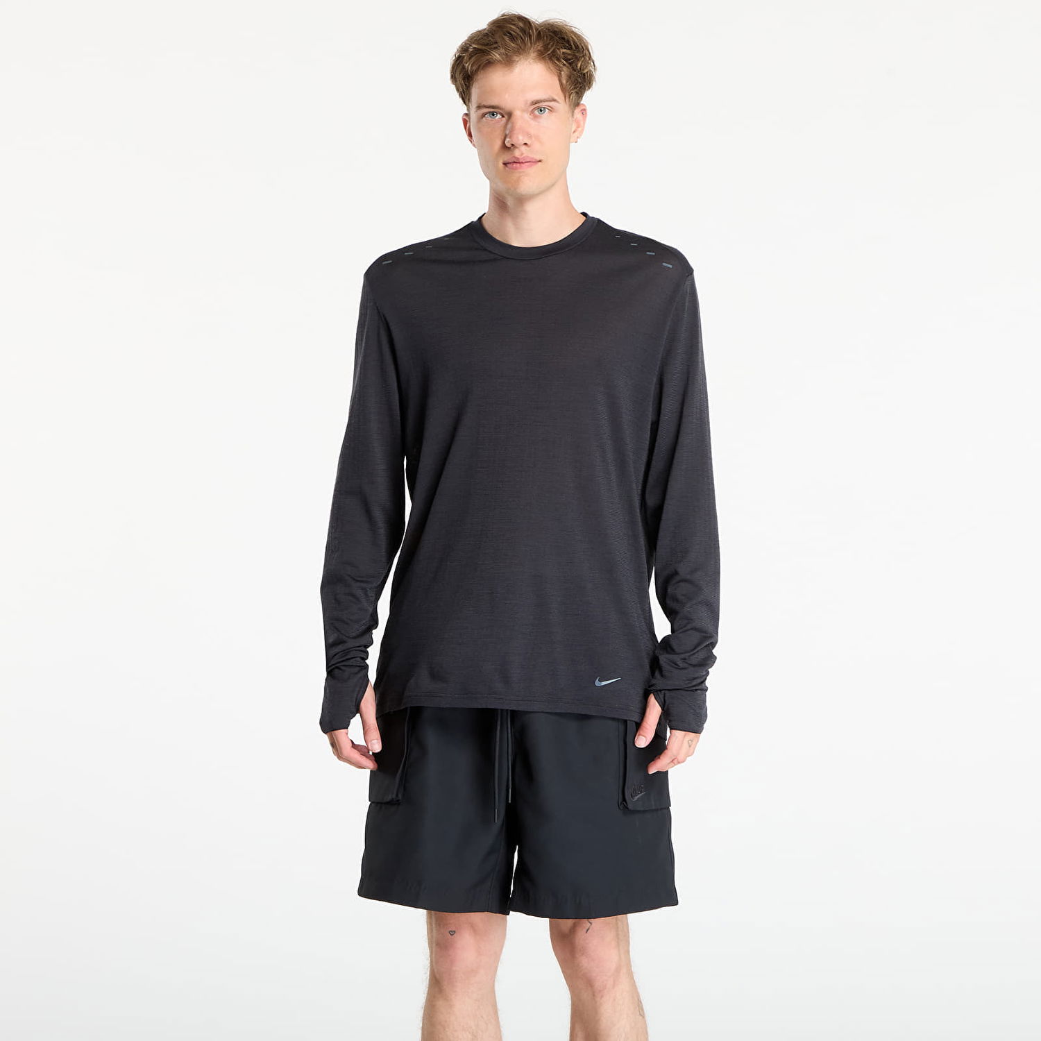 T-shirt Nike Run Wool Dri-FIT ADV Long-Sleeve Running Top Svart | HV2718-010, 0