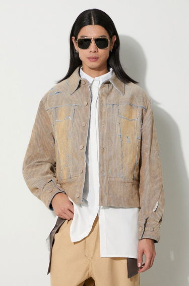 Jacka ADER ERROR Corduroy Trucker Jacket Beige | BMADFWJK1603, 0