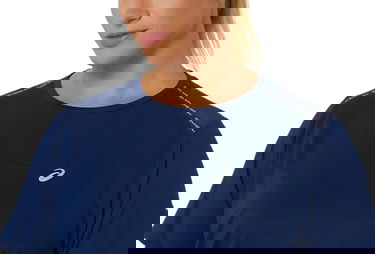 T-shirt Asics ROAD SS TOP Mörkblå | 2012c969-400, 3