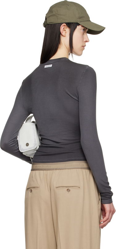 Keps Acne Studios Acne Studios Long Sleeve Fitted T-Shirt Grön | AL0438-, 2