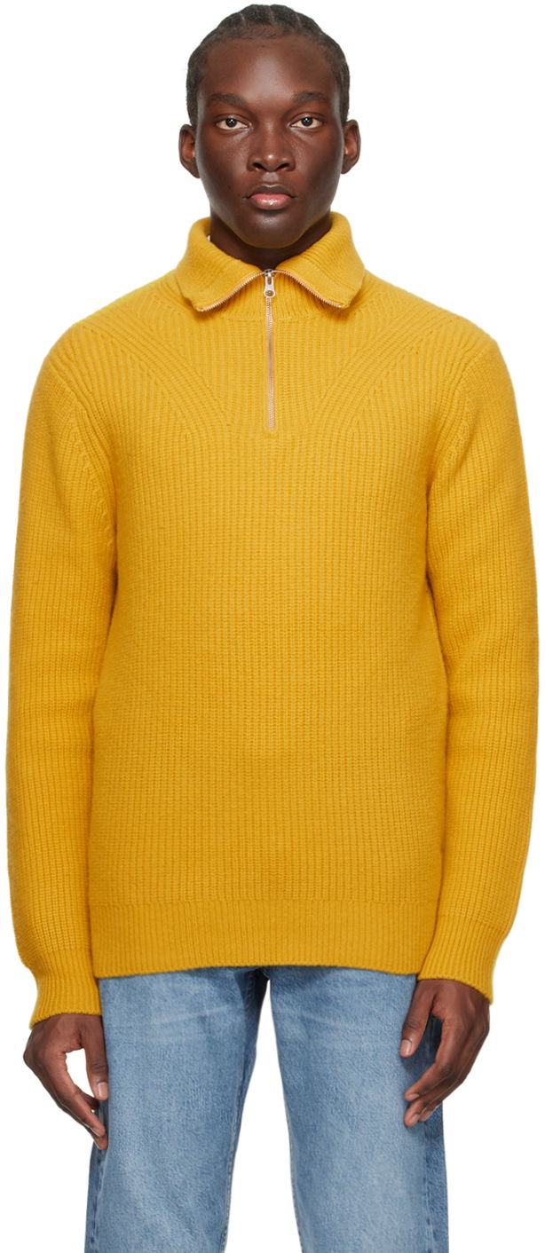 Sweater Samsoe Samsoe Samsøe Samsøe Jacks Quarter-Zip Sweater Gul | M23400074, 0