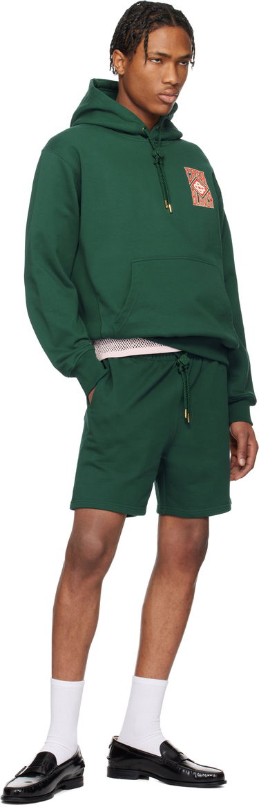 Sweatshirt Casablanca Casablanca Gothic Logo Hoodie Grön | MS25-JTP-292-01, 3