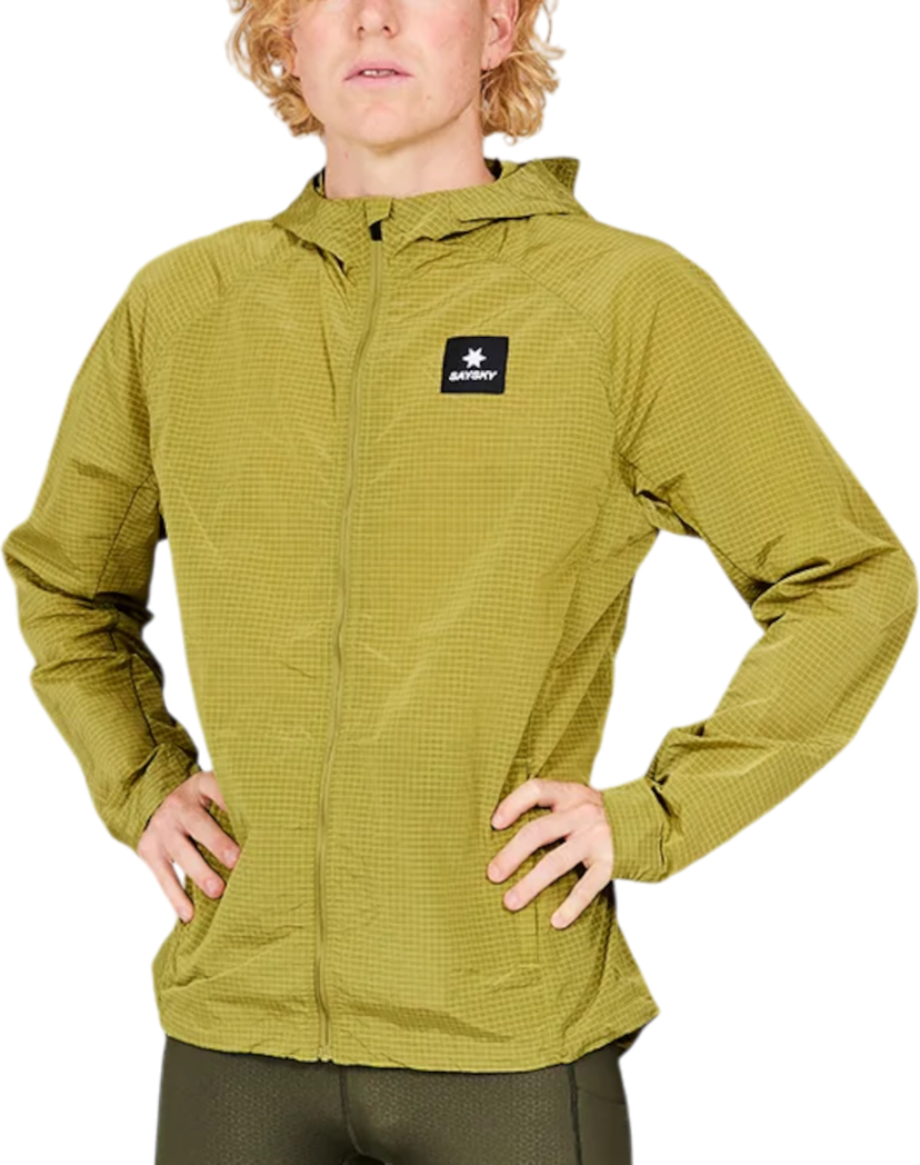 Vindjacka Saysky Saysky Clean Hooded Jacket Grön | mmrja30c409