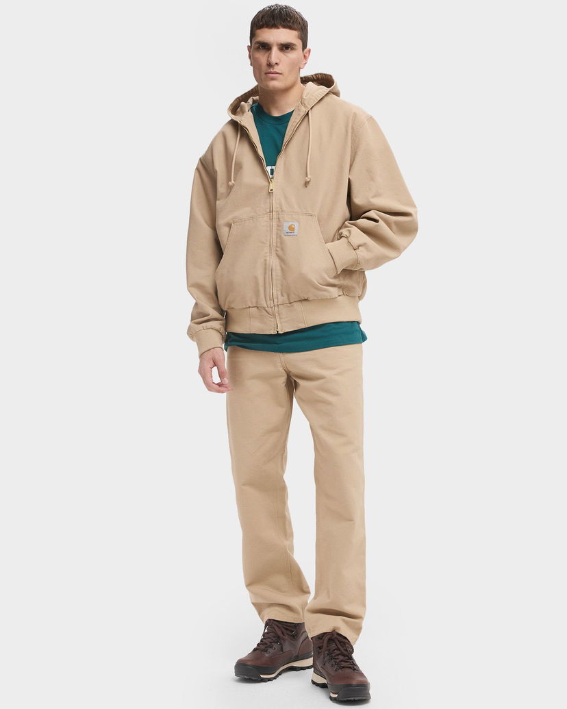 Sweatshirt Carhartt WIP Hooded Active Jacket Beige | I034311_07E_02