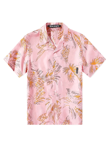 T-shirt Palm Angels Palms All-Over Vacation Rosa | PMGA110S22FAB0033076