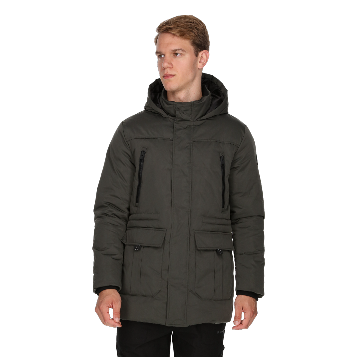 Parkas Champion Insulated Hooded Parka WILLIAM Grå | CHA233M504-61, 0