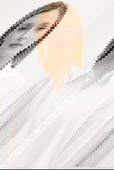 Skjorta Samsoe Samsoe Samsoe Samsoe SAATRANI Regular Fit Classic Collar Shirt Vit | F25200082, 3