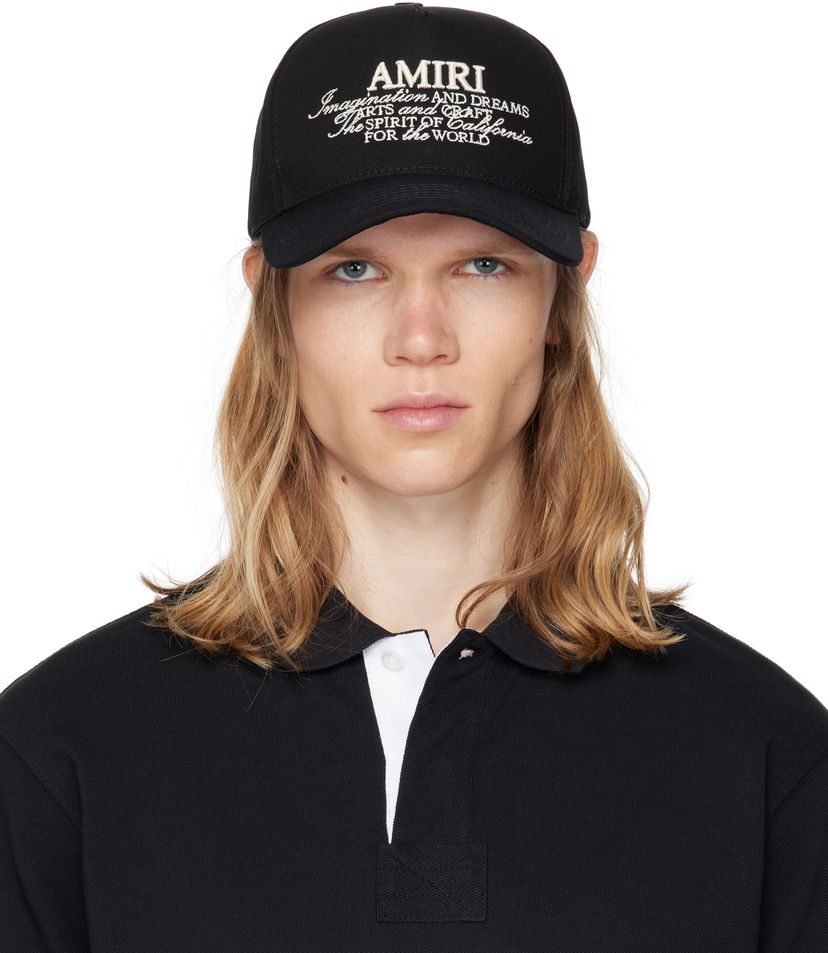 Keps AMIRI AMIRI 'Spirit' Baseball Cap Svart | AMHACP1062