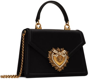 Handväska Dolce & Gabbana Small Devotion Satin Bag Svart | BB6711 A7630, 1