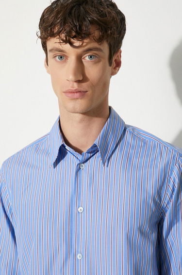 Skjorta Paul Smith Paul Smith Regular Fit Striped Cotton Shirt Blå | M1R.700Y.N02387, 4