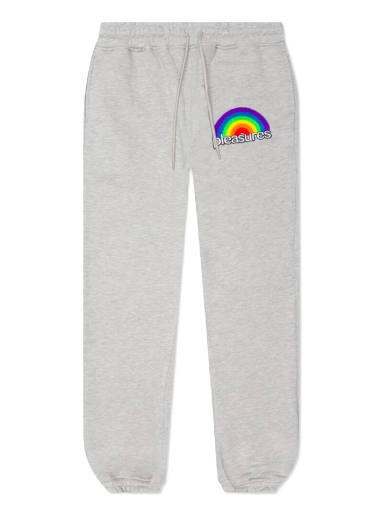 Träningsbyxor Pleasures Good Time Sweatpants Heather Beige | P21SU013-GREY