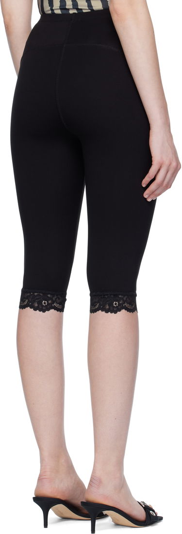 Damasker Miaou Miaou Billy Capri Short Leggings Svart | 3012PONBLK, 2