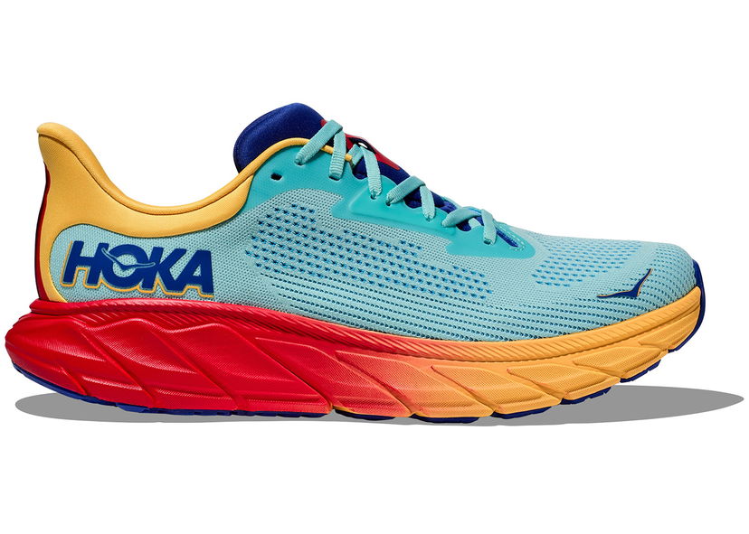Löpning Hoka One One Arahi 7 Cloudless Poppy Turkos | 1147850-CSPP