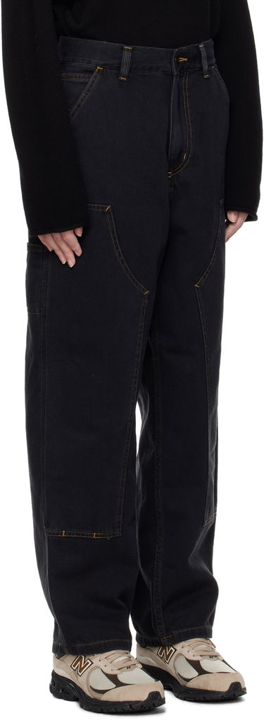 Cargo byxor Carhartt WIP Double Knee Denim Work Pants Svart | I034229 8906, 1