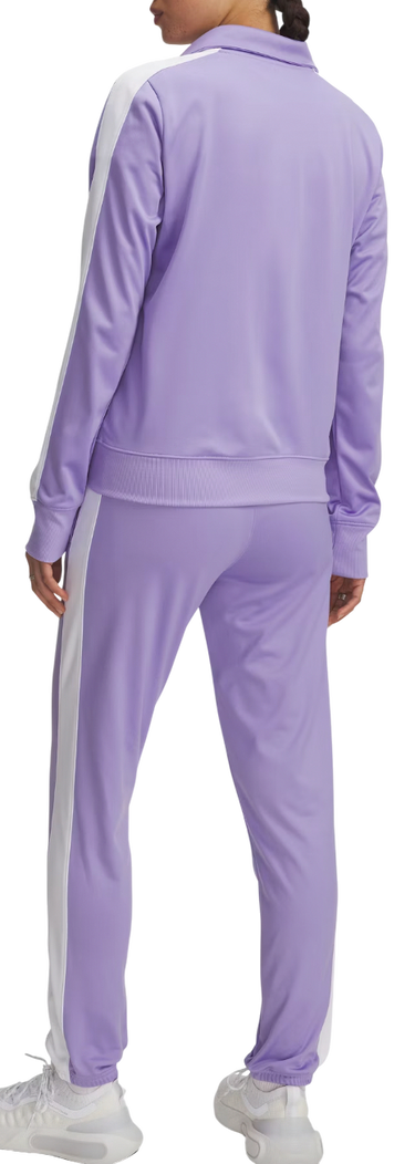 Träningsoverall Under Armour Tricot Full-Zip Tracksuit with Contrast Stripes Purpur | 1365147-538, 1