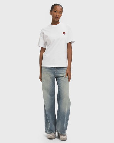 T-shirt Carhartt WIP Short Sleeve Heart Patch T-Shirt Vit | I032318-1WZ.XX, 1